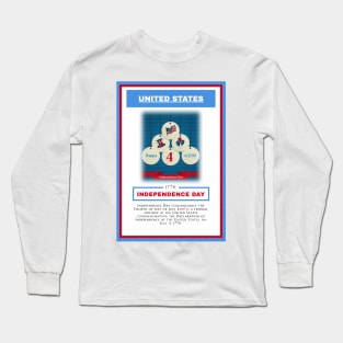 Independence Day - United States - For 4th of july - Print Design Poster - 17062014 Long Sleeve T-Shirt